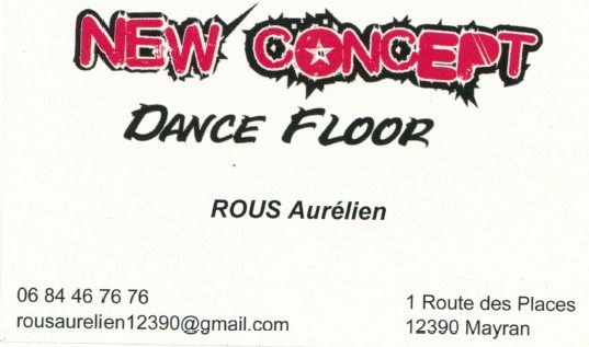 Carte de visite de ROUS New dance floor